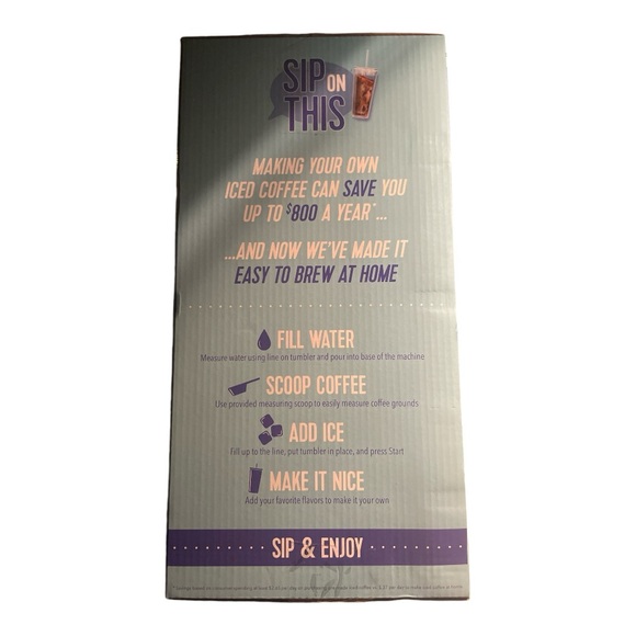 Mr. Coffee Single Serve Iced Coffee Maker 22 oz - Picture 4 of 6